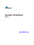 iOptron SmartStar -PR EQ User's Manual