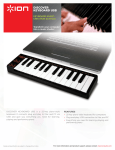 ION DISCOVER KEYBOARD USB User's Manual