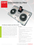 ION DISCOVER DJ PRO User's Manual