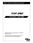 Invacare Top End Terminator Jr. User's Manual