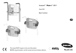 Invacare Wheelchair IMX1 User's Manual