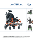 Invacare Wheelchair E1161 User's Manual