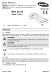 Invacare H112-5 User's Manual