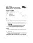 Invacare 1301RTS User's Manual