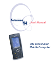 Intermec 700 Color User's Manual