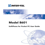 Inter-Tel PDAs & Smartphones 8601 User's Manual