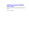 Intel SR2500AL User's Manual