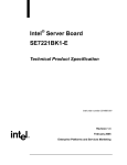 Intel SE7221BK1-E User's Manual