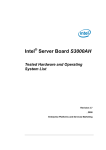 Intel S3000AH User's Manual