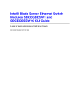 Intel Switch SBCEGBESW1 User's Manual