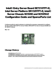 Intel Server SE7210TP1-E User's Manual