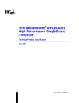Intel MPCBL0001 User's Manual