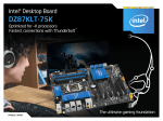 Intel DZ87KLT-75K BOXDZ87KLT75K User's Manual