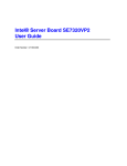 Intel SE7320VP2 User's Manual