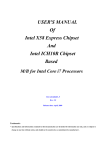 Intel ICH10R User's Manual