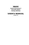 Intel IB850 User's Manual