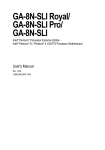 Intel GA-8N-SLI ROYAL User's Manual