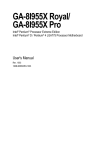 Intel GA-8I955X PRO User's Manual