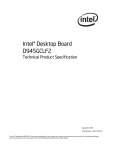 Intel D945GCLF2 User's Manual