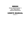 Intel CHIPSET MB886 User's Manual