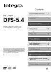 Integra DPS-5.4 User's Manual