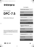 Integra DPC-7.5 User's Manual
