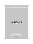 Insignia NS-PDVD8 User's Manual