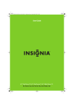 Insignia NS-P501Q-10A User's Manual