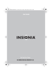 Insignia NS-BRDVD4 User's Manual