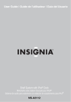 Insignia NS-A3112 User's Manual