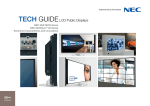 Innovation NEC MultiSync 20 Series User's Manual