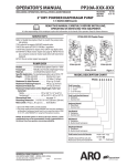 Ingersoll-Rand PP20A-XXX-XXX User's Manual