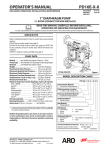 Ingersoll-Rand PD10E-X-X User's Manual