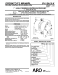 Ingersoll-Rand ARO PH10A-X-X User's Manual