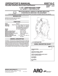 Ingersoll-Rand ARO 637118 C User's Manual