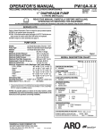 Ingersoll-Rand PW10A-X-X User's Manual