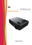 InFocus X9 User's Manual