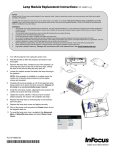 InFocus SP-LAMP-077 User's Manual