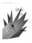 InFocus LP260 User's Manual