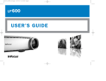InFocus LP 600 User's Manual