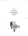 Infinity TSS-500OM User's Manual