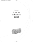 Infinity Speaker TSS-CENTER1100 User's Manual