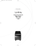 Infinity Speaker System Compact Powered Subwoofer User's Manual