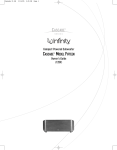 Infinity CASCADE FIFTEEN User's Manual