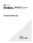 Impression Products MAX-300 User's Manual