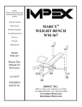 Impex WM-367 Owner's Manual