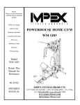 Impex WM 1403 User's Manual