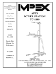 Impex TC-1800 Owner's Manual