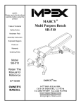 Impex SB-510 Owner's Manual