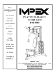Impex PM-3000 User's Manual